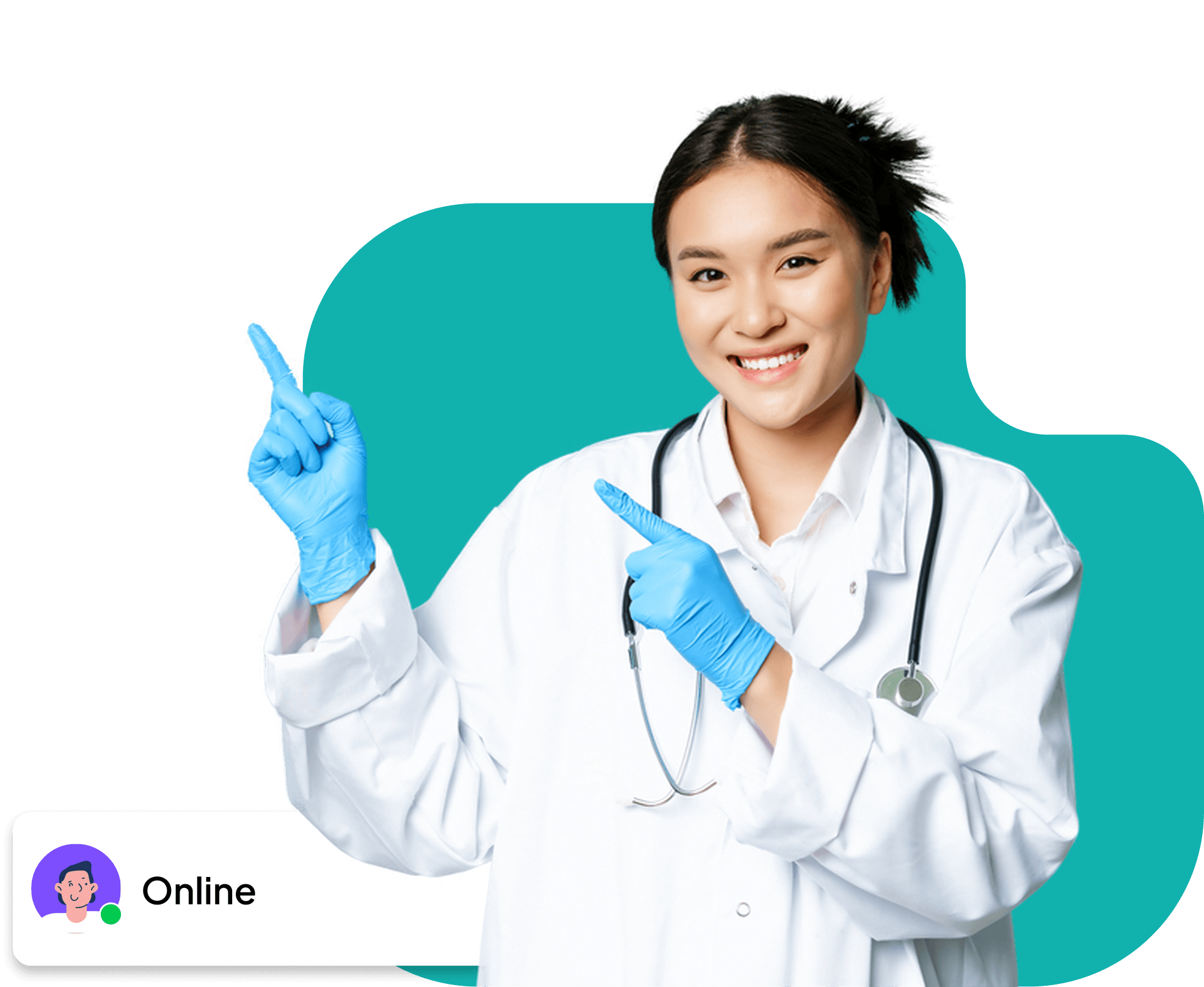 Ilustrasi dokter profesional StrataAcademy